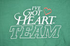 Vintage 1990s I Got Heart Team Graphic Crewneck Sweatshirt