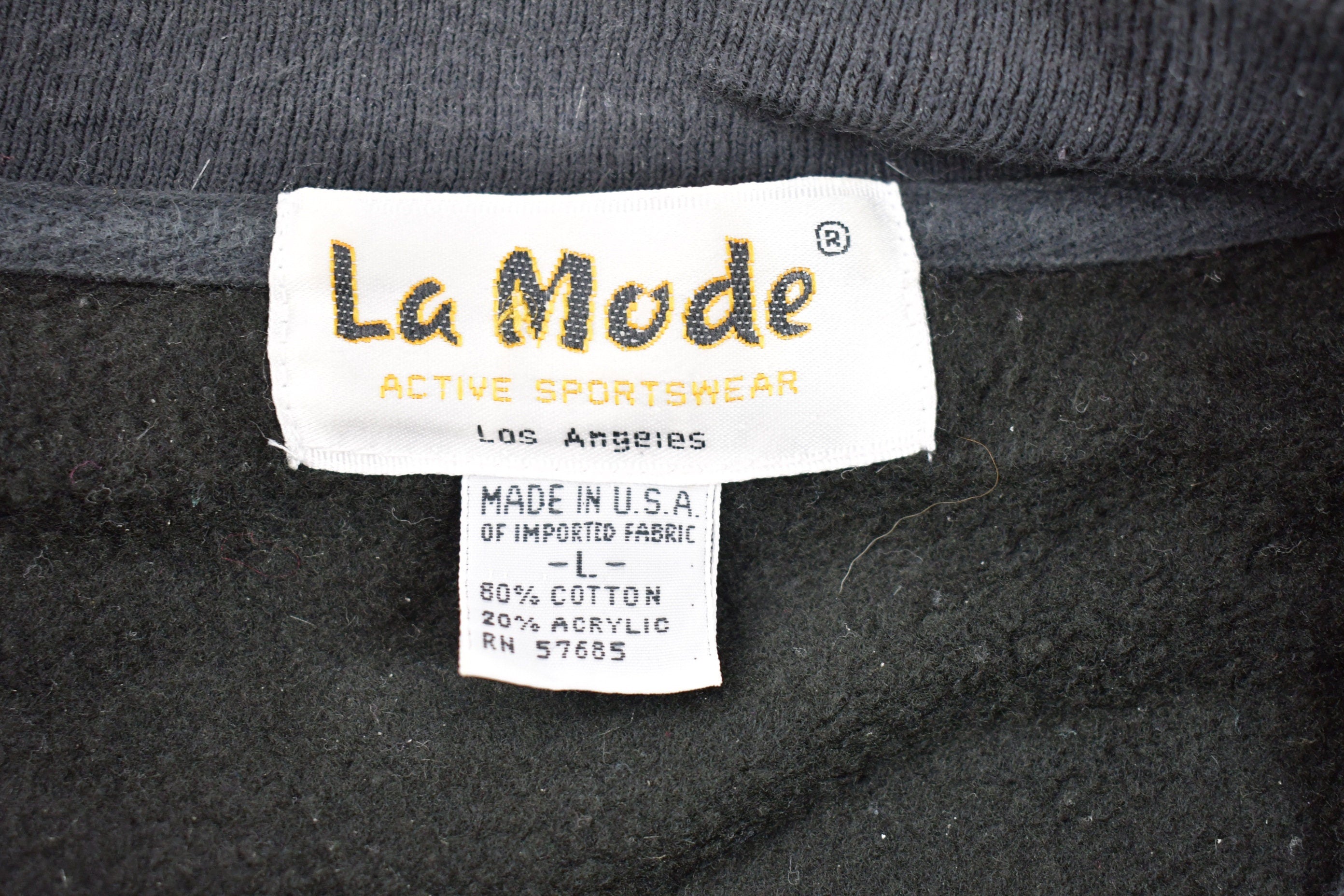 Vintage 1990s Blank V-Neck Crewneck Sweatshirt