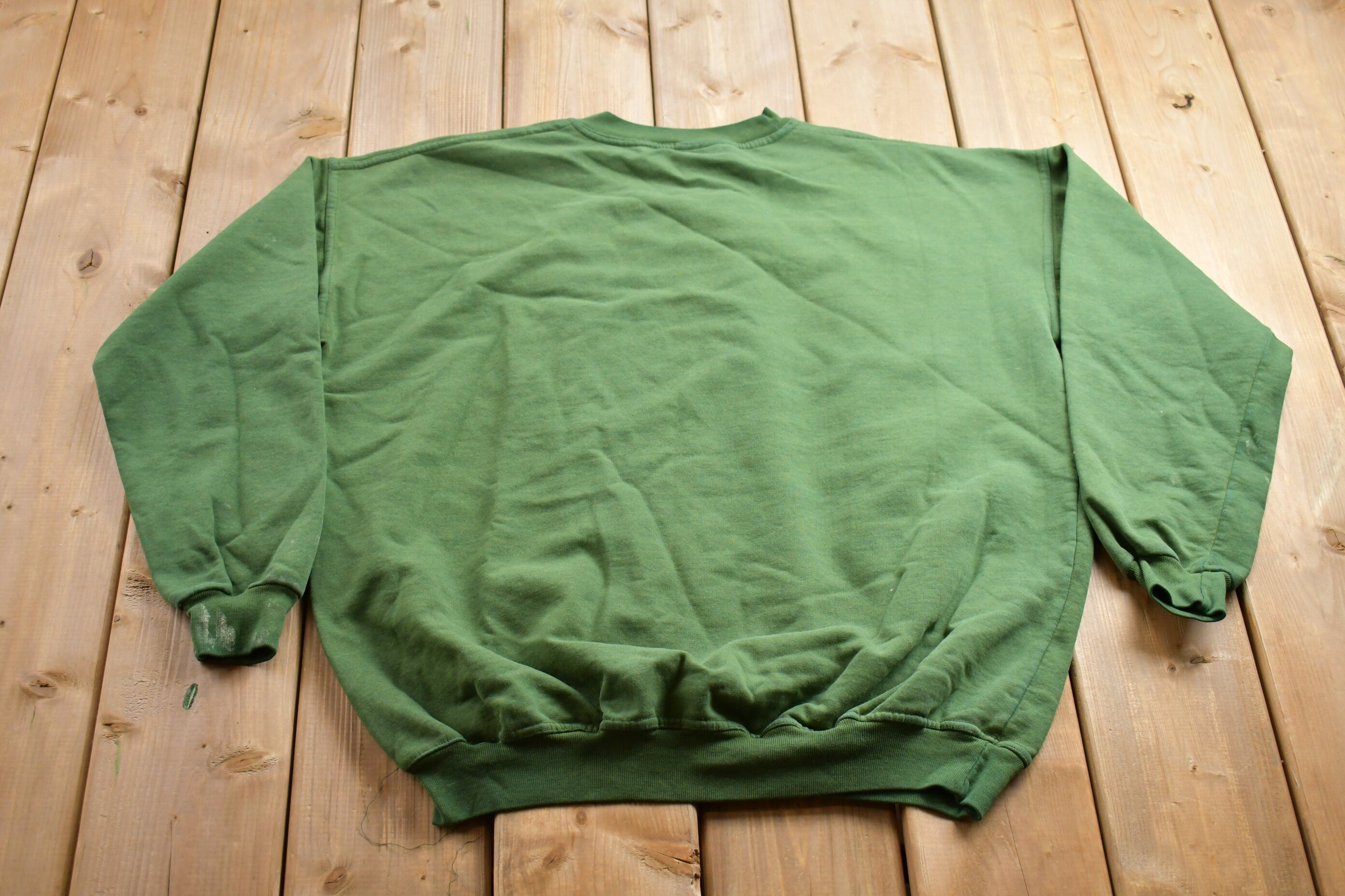 Vintage 1990s Northern Reflections Green Crewneck Sweatshirt