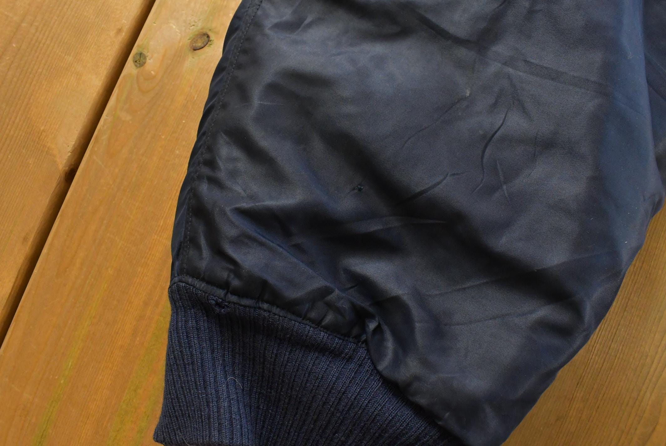 1950s Korean War Air Force D-1A Blue Heavy Flying Trousers C.H. Masland Size 34x29