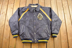 Vintage Y2K Avirex Leather Varsity Jacket