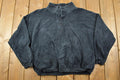 Vintage 1990s JJ Skivvee Made In Michigan Quarter Button Crewneck Sweatshirt