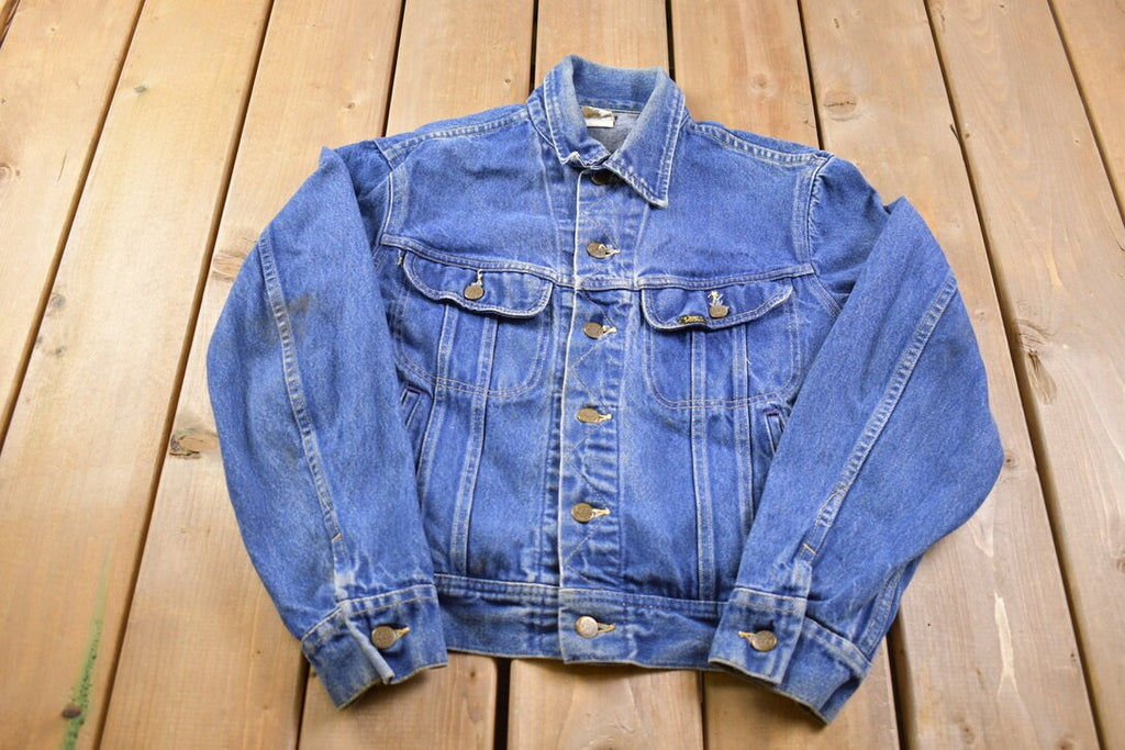 Vintage 1980s Lee Denim Jean Jacket / Vintage Denim / Streetwear / Vintage Fall Outerwear / Fall Jacket / Lee denim / UnionMade In USA