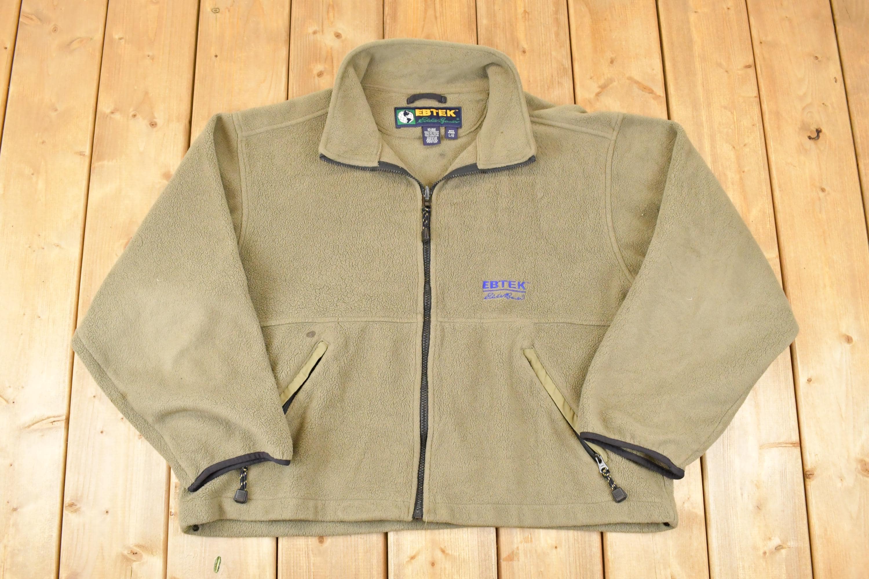 Vintage 1990s EBTEK Fleece Outdoorsman Sweater Mens XL