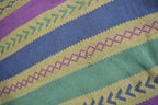 Vintage 1980s Striped Knit Crewneck Sweater