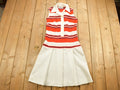 Vintage 1980s Women's Striped Dress
