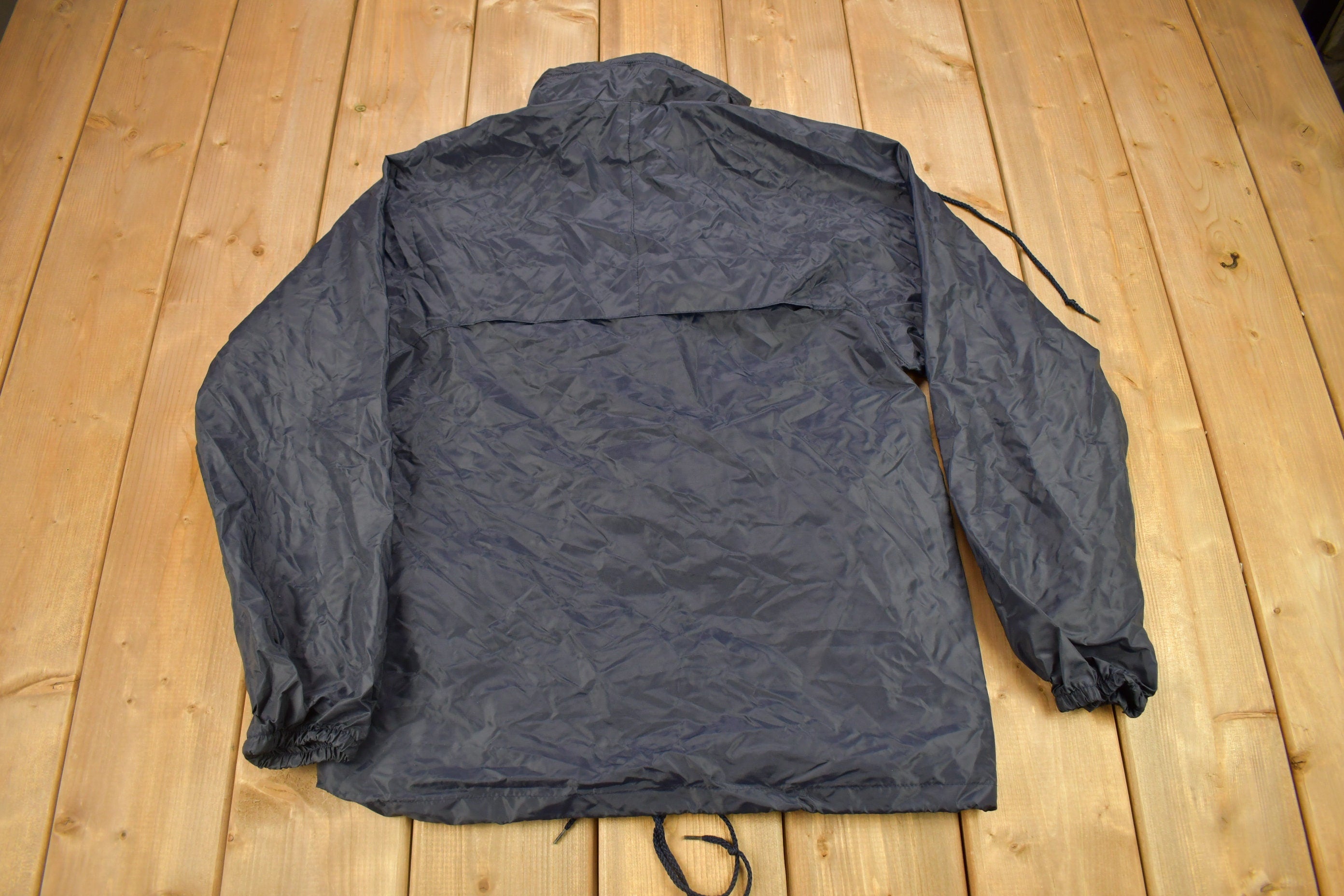 Vintage 1980s K Way Blank Windbreaker Jacket