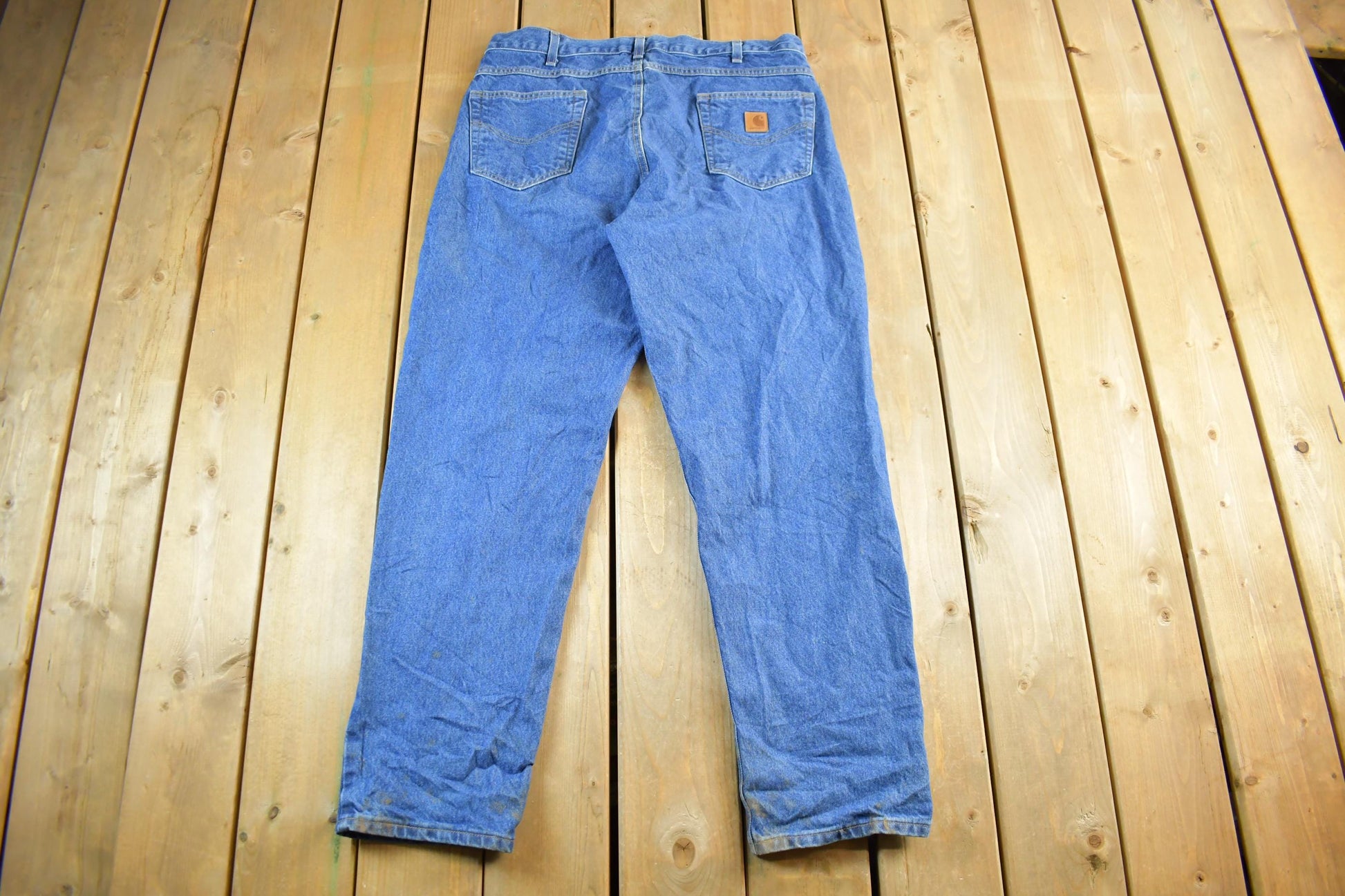 Vintage 2000s Carhartt Relaxed Fit Denim Work Jeans Size 38 x 32