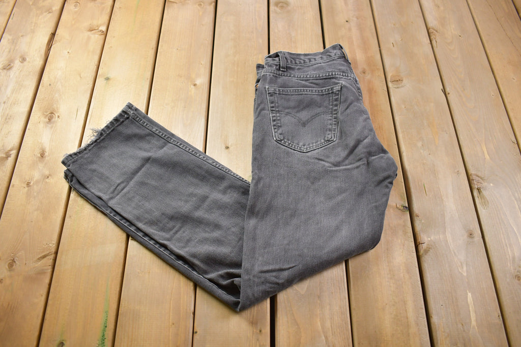 Vintage 1990s Levi's 505 Red Tab Denim Jeans Size 34 x 32
