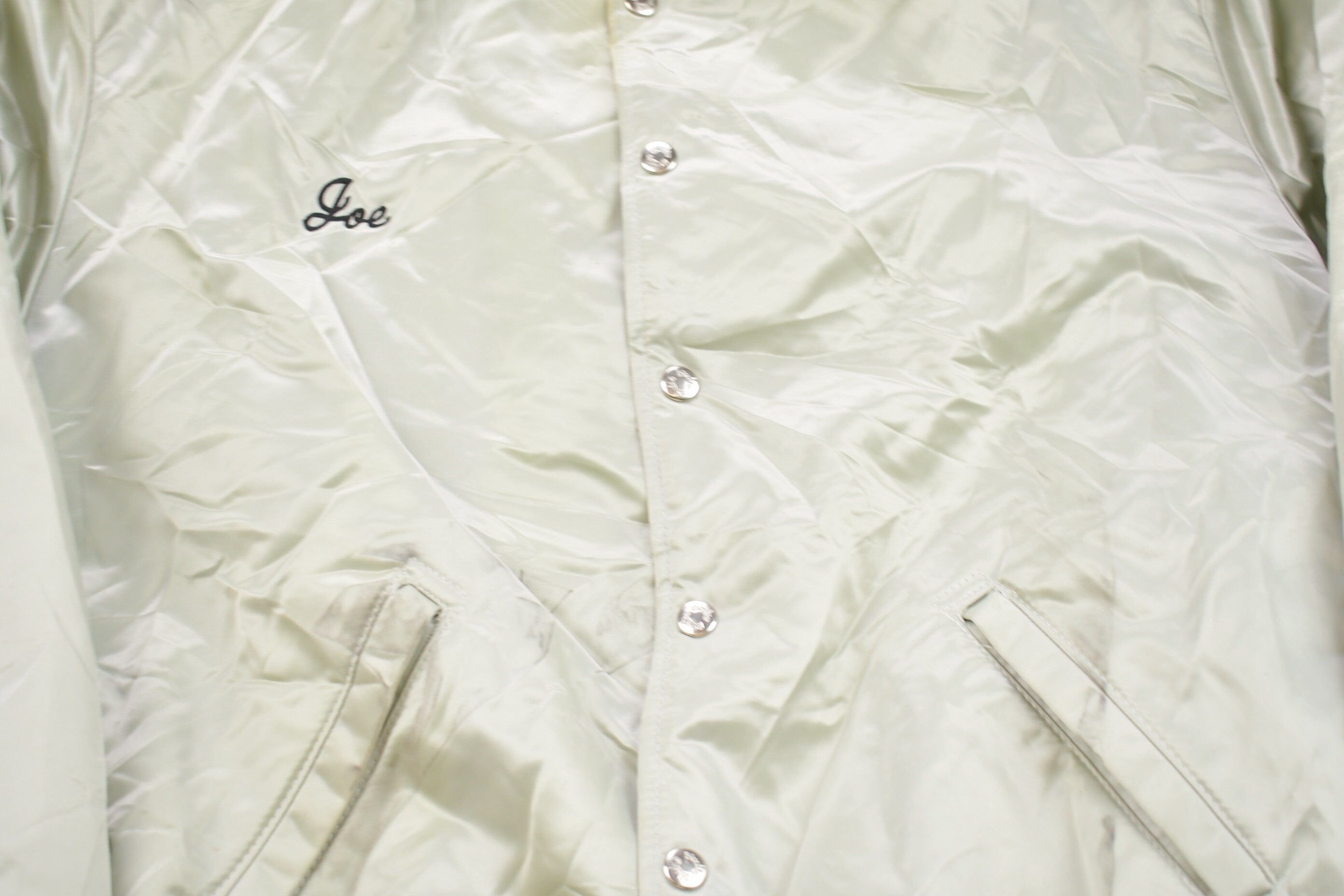 Vintage 1988 Minnesota Helitak Satin Bomber Jacket