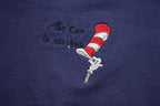Vintage 1990s Cat In The Hat Embroidered Crewneck Sweatshirt