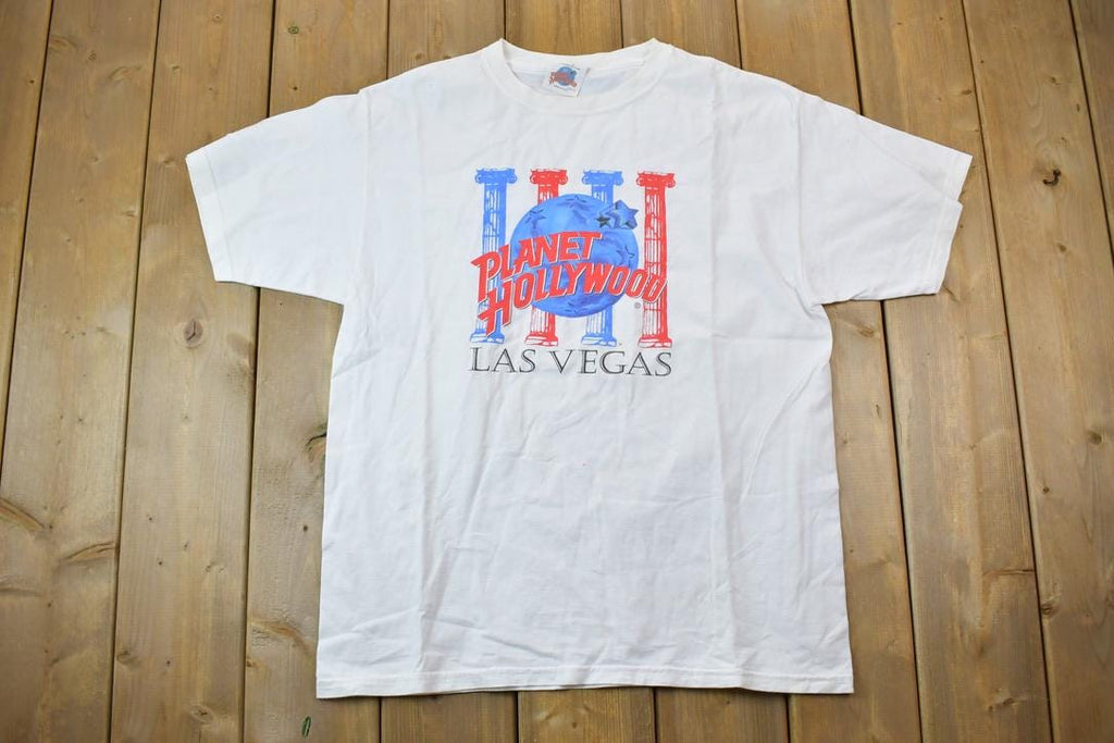 Vintage 1990s Planet Hollywood Las Vegas Souvenir T-Shirt