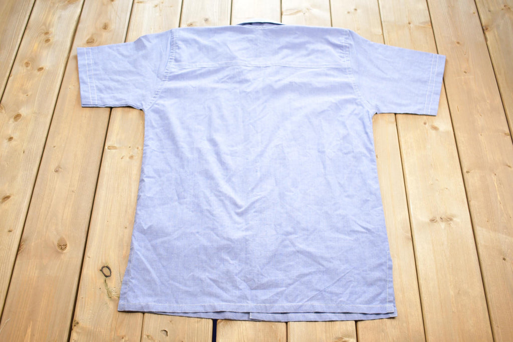 Vintage 1990s Farmers Scenic Short Sleeved Casual Button Up Shirt