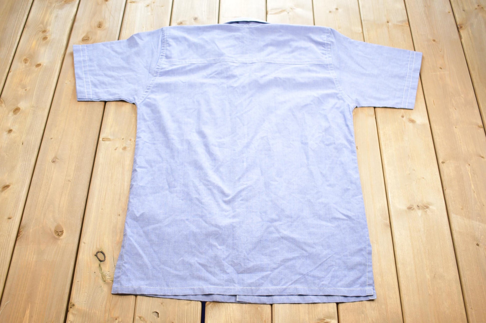 Vintage 1990s Farmers Scenic Short Sleeved Casual Button Up Shirt