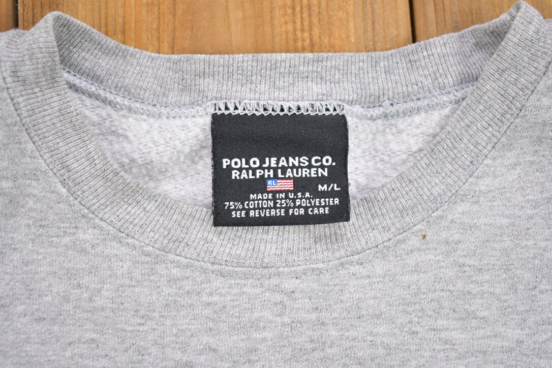 Vintage 1990s Ralph Lauren Polo Jeans Crewneck Sweatshirt