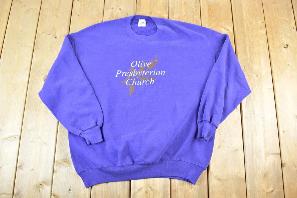 Vintage 1990s Olive Presbyterian Church Souvenir Crewneck Sweatshirt