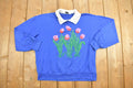 Vintage 1990s Cute Floral Crewneck