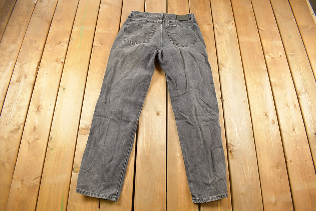 Vintage 1990s Harley Davidson Denim Black Wash Jeans Size 32 x 31