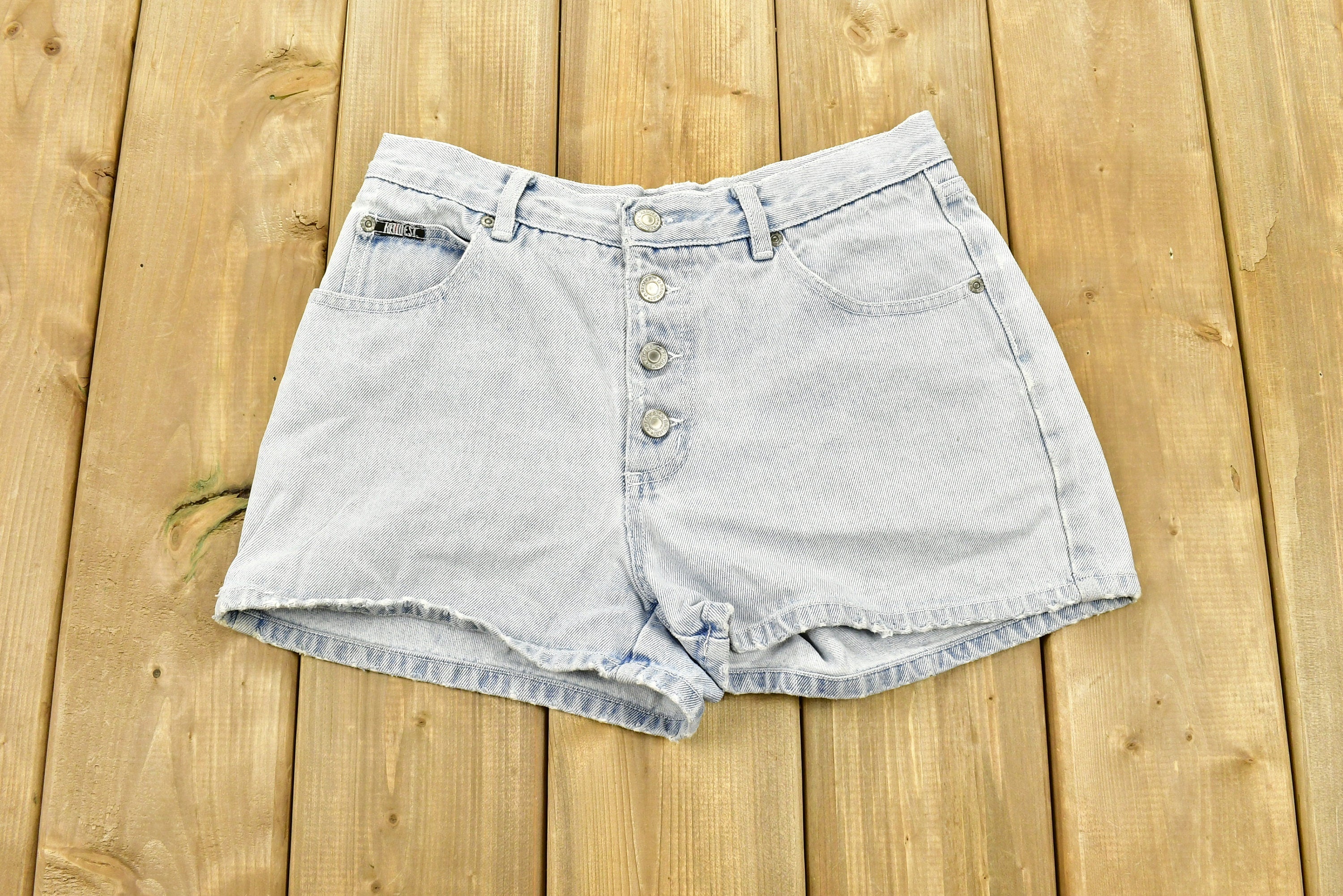 Vintage 1990s Request Jeans Women's Jean Shorts Size 7