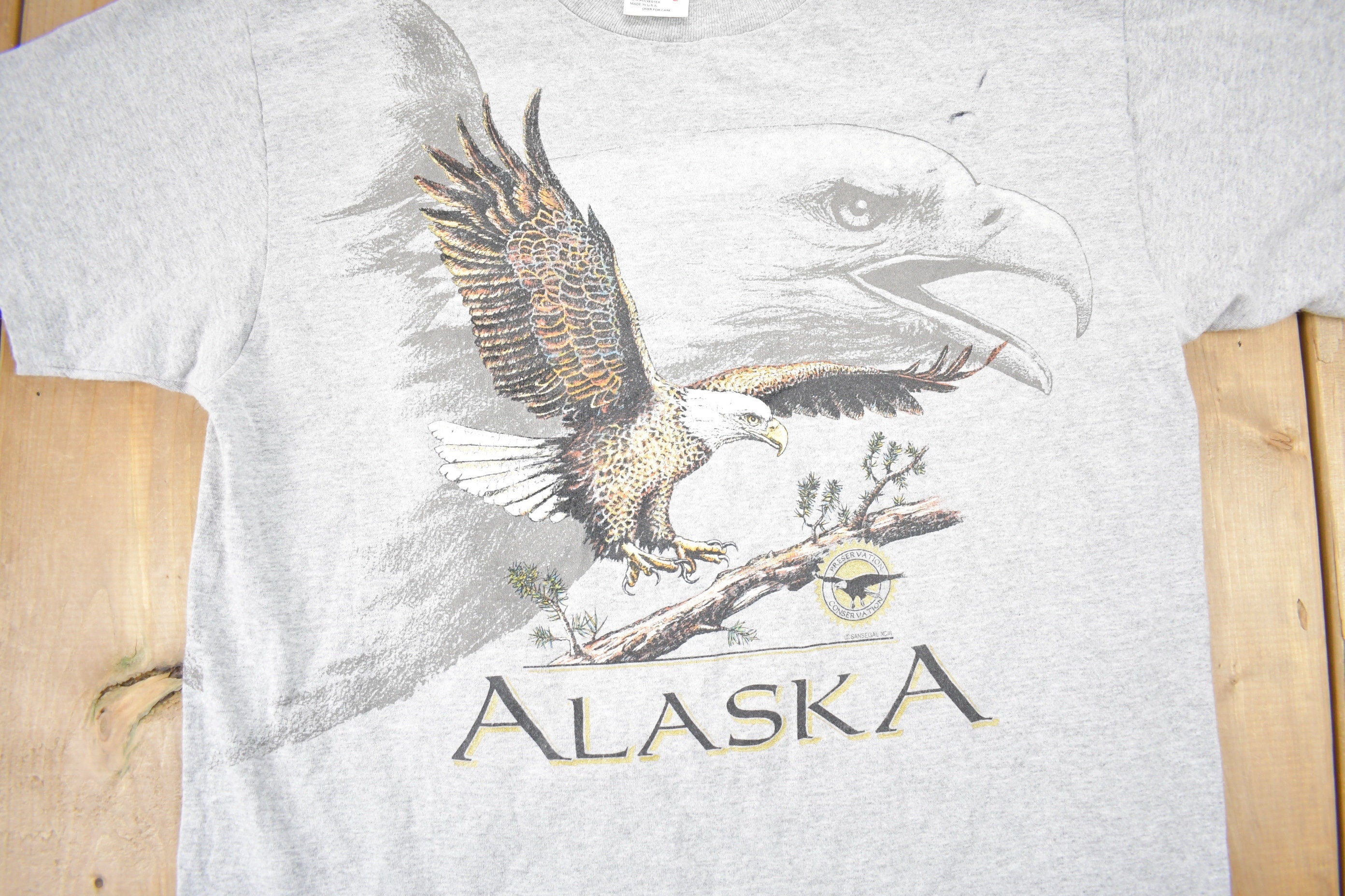 Vintage 1990s Alaska Souvenir T Shirt