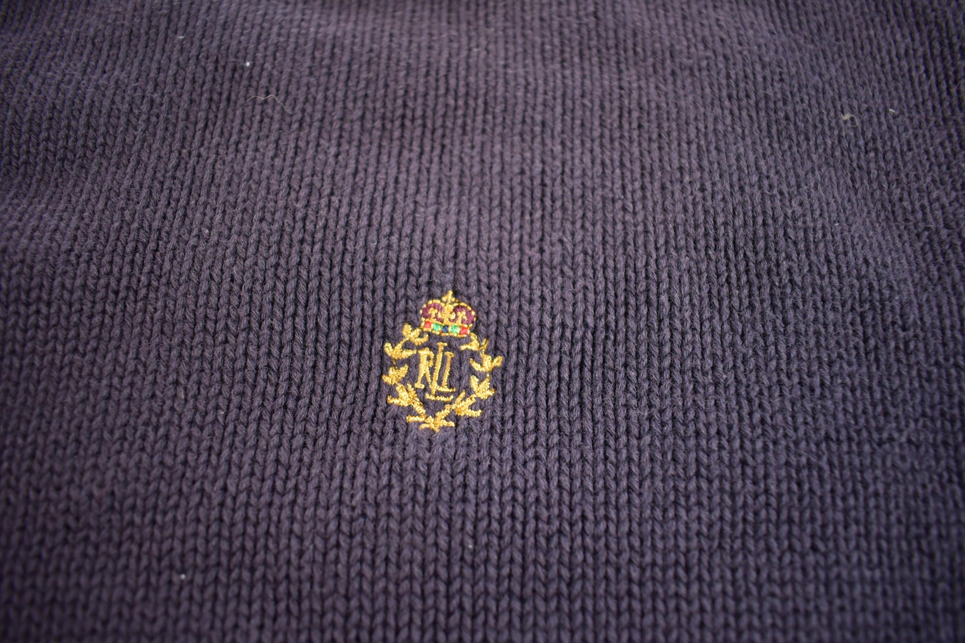 Vintage 1990s Ralph Lauren Knit Crewneck Sweater