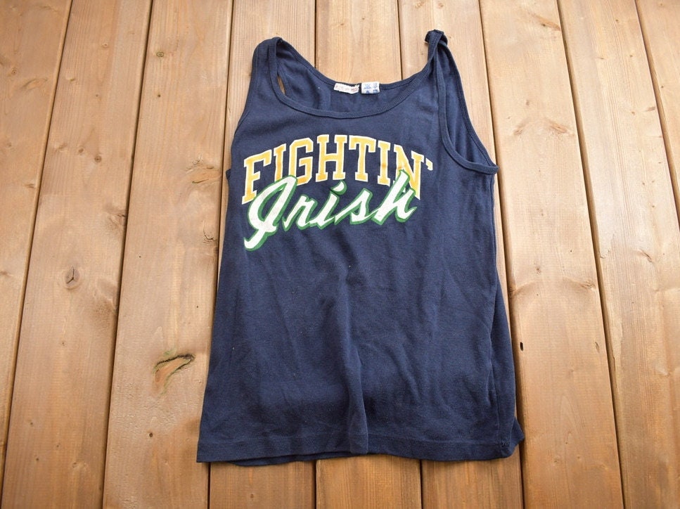 Vintage 1990s Notre Dame Fightin' Irish University Champion Collegiate Tank Top