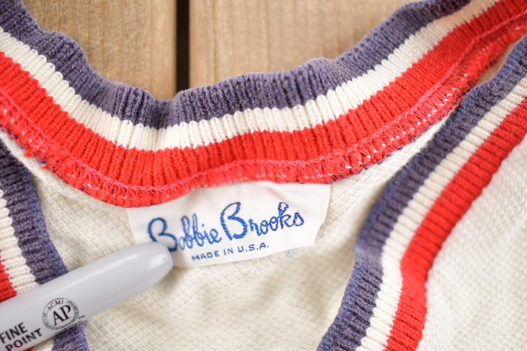 Vintage 1990s Bobbie Brooks Sweater Vest