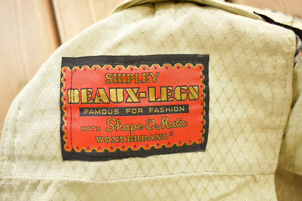 Vintage 1970s 'Shipley Beaux Legs' Flared Pants