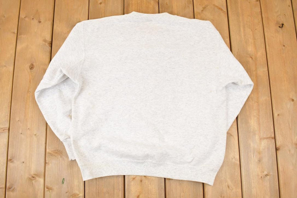 Vintage 1990s Minnesota Embroidered Text Crewneck Sweatshirt Mens L