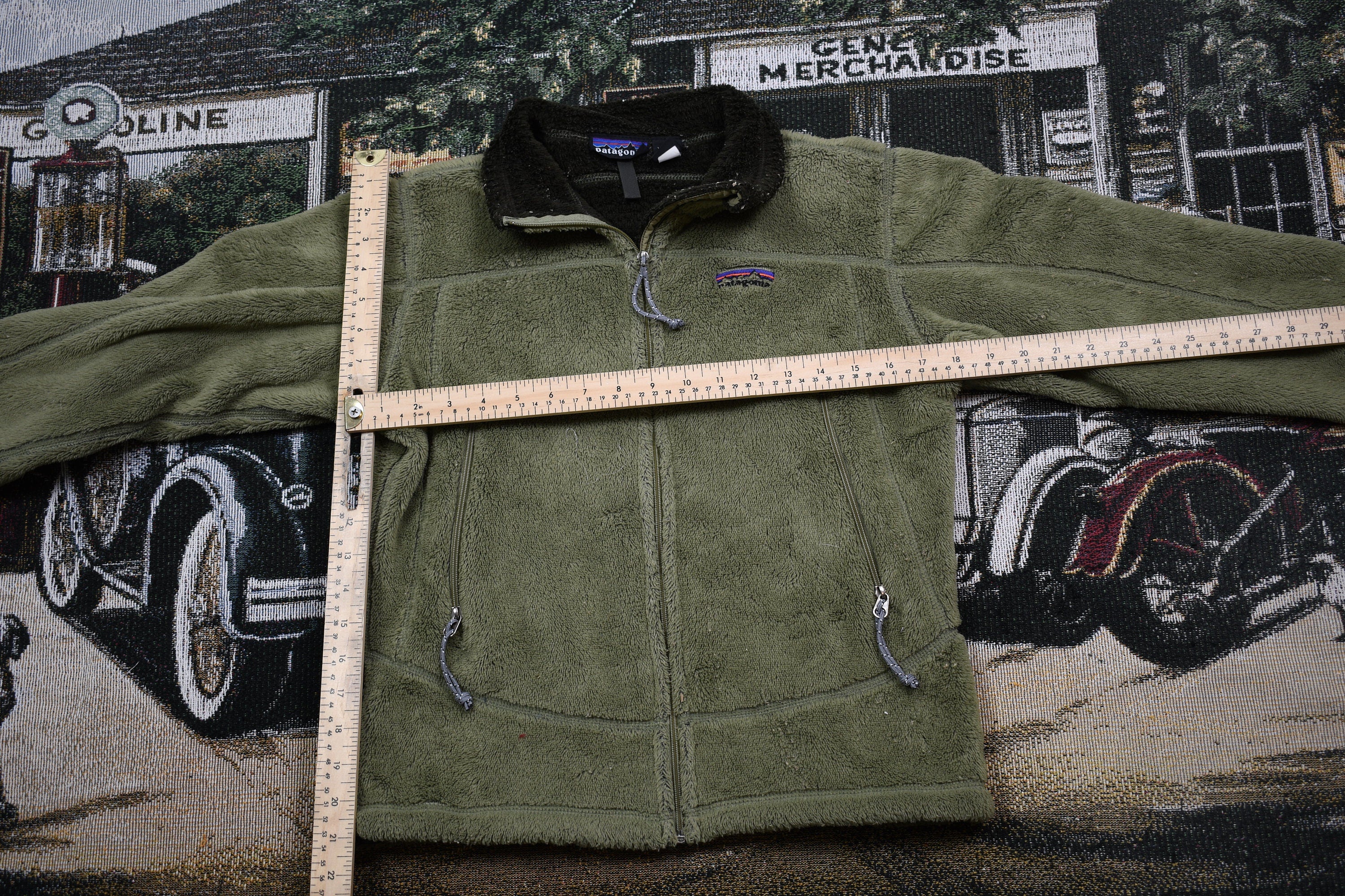 Vintage 1990s Patagonia Full Zip Deep Pile Sweater