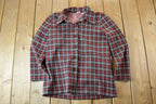 Vintage 1990s Plaid Button Up Shirt