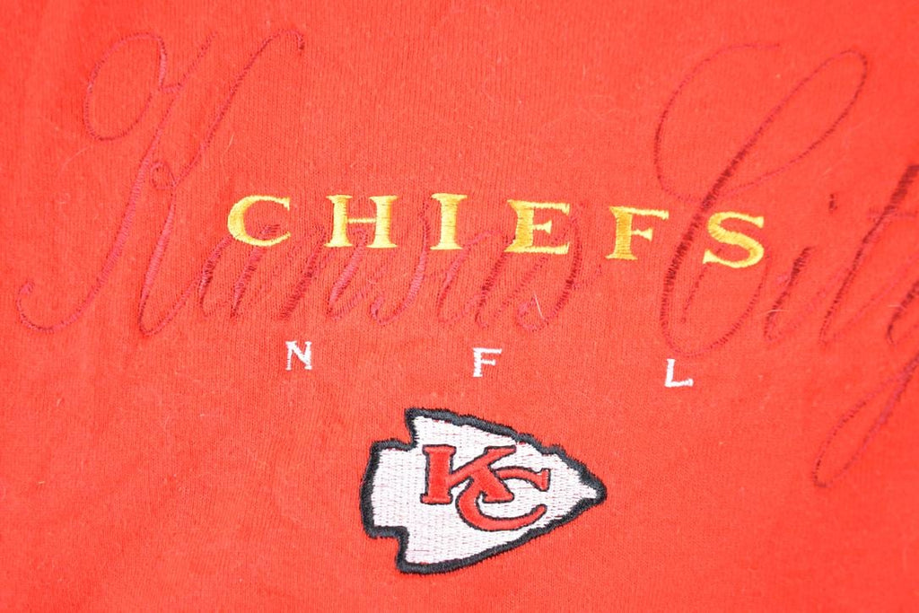 Vintage 1990s Kansas City Chiefs Pro Player NFL Crewneck Sweatshirt Mens L