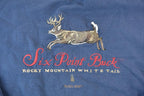 Vintage 1990s Six Point Buck Rocky Mountain Outdoorsman Crewneck Sweatshirt
