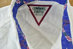 Vintage 1990s Cowboys Turtle Unique Western Button Up Shirt