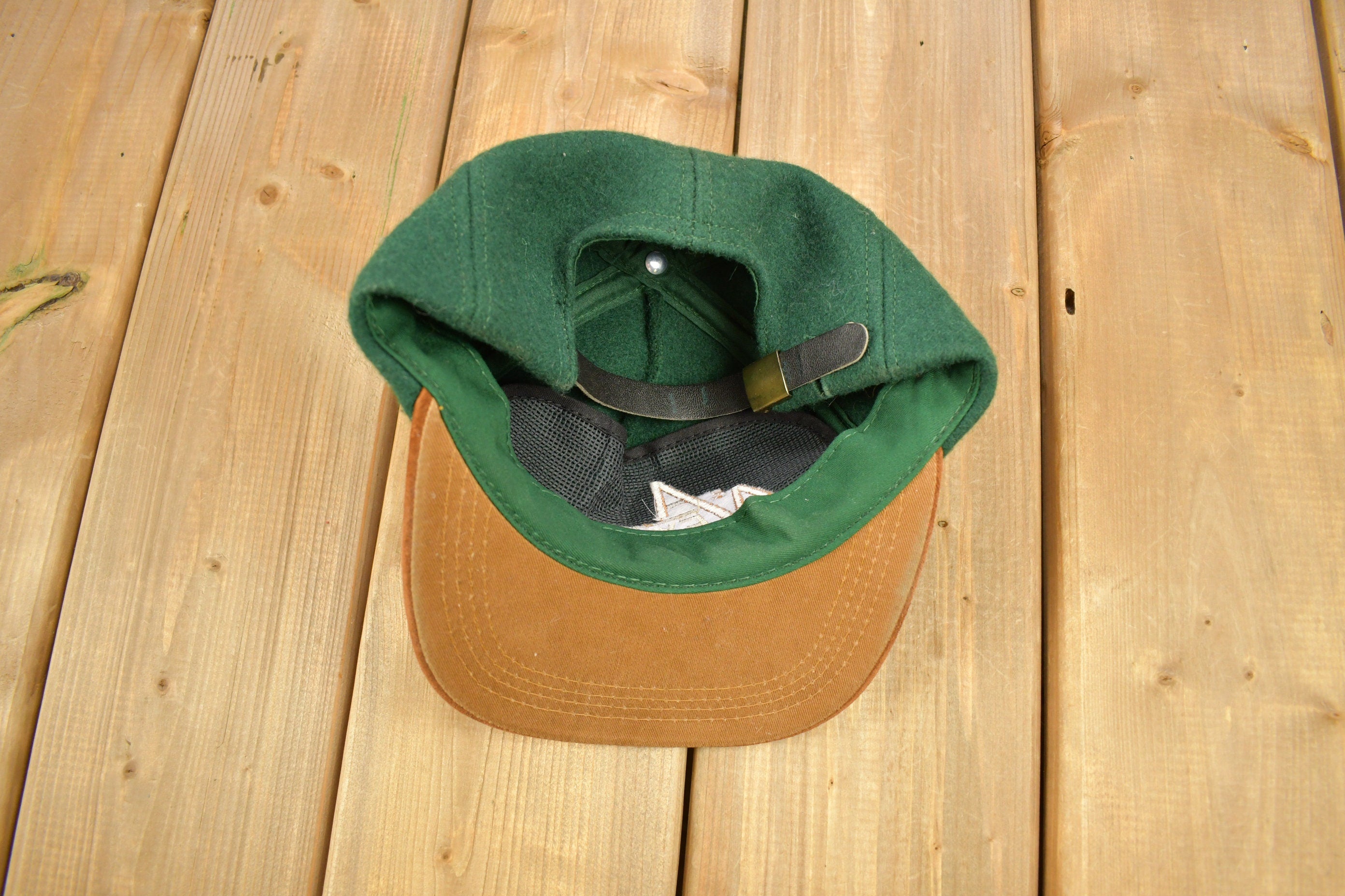 Vintage 1990s A&A Express Wool Strap Back Hat