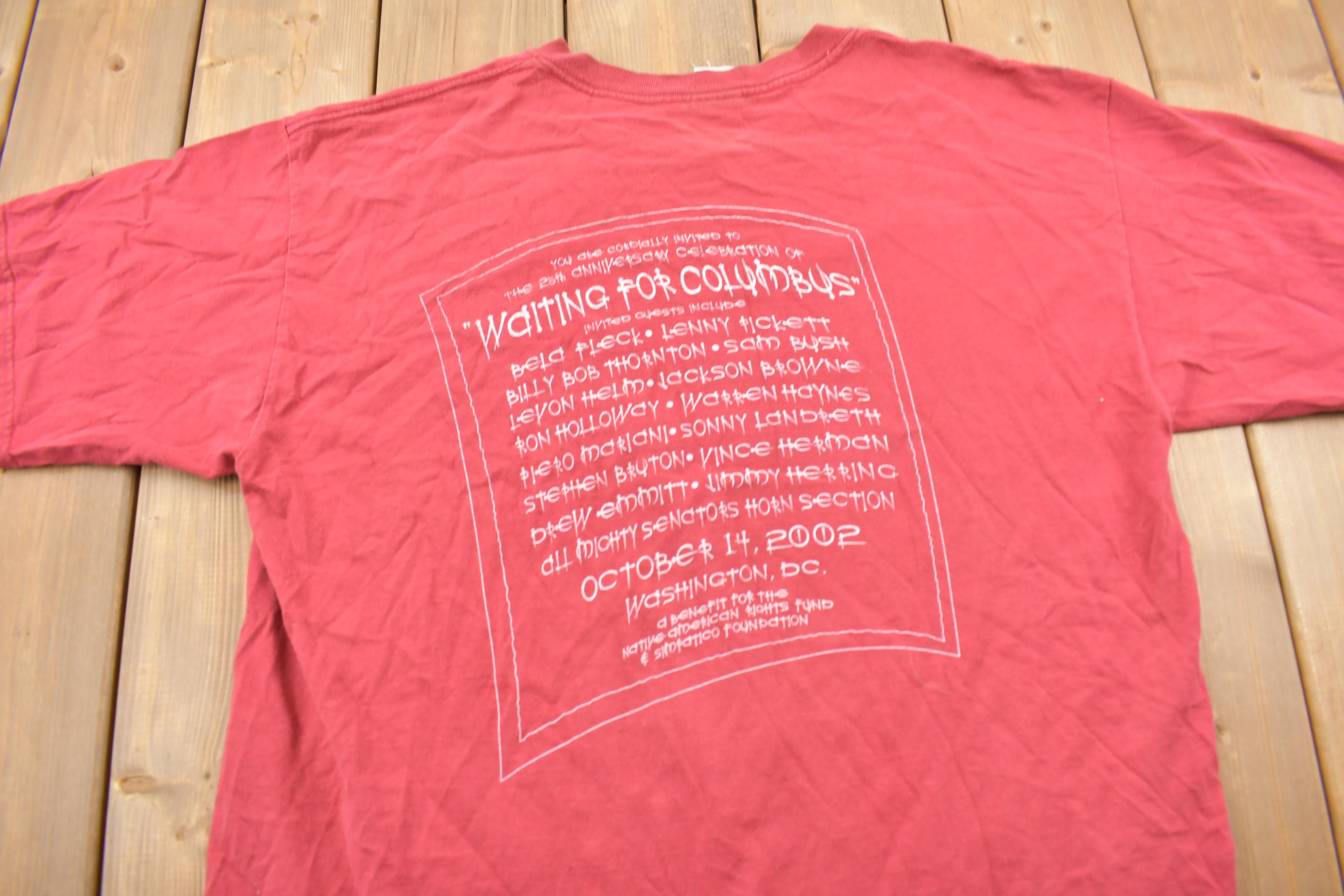 Vintage 2001 Waiting For Columbus Graphic T-Shirt
