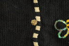 Vintage 1990s Embroidered Knitted Button Up Sweater Vest