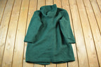 Vintage 1990s The Eagle's Eye Wool Full Length Over Coat Men's Small