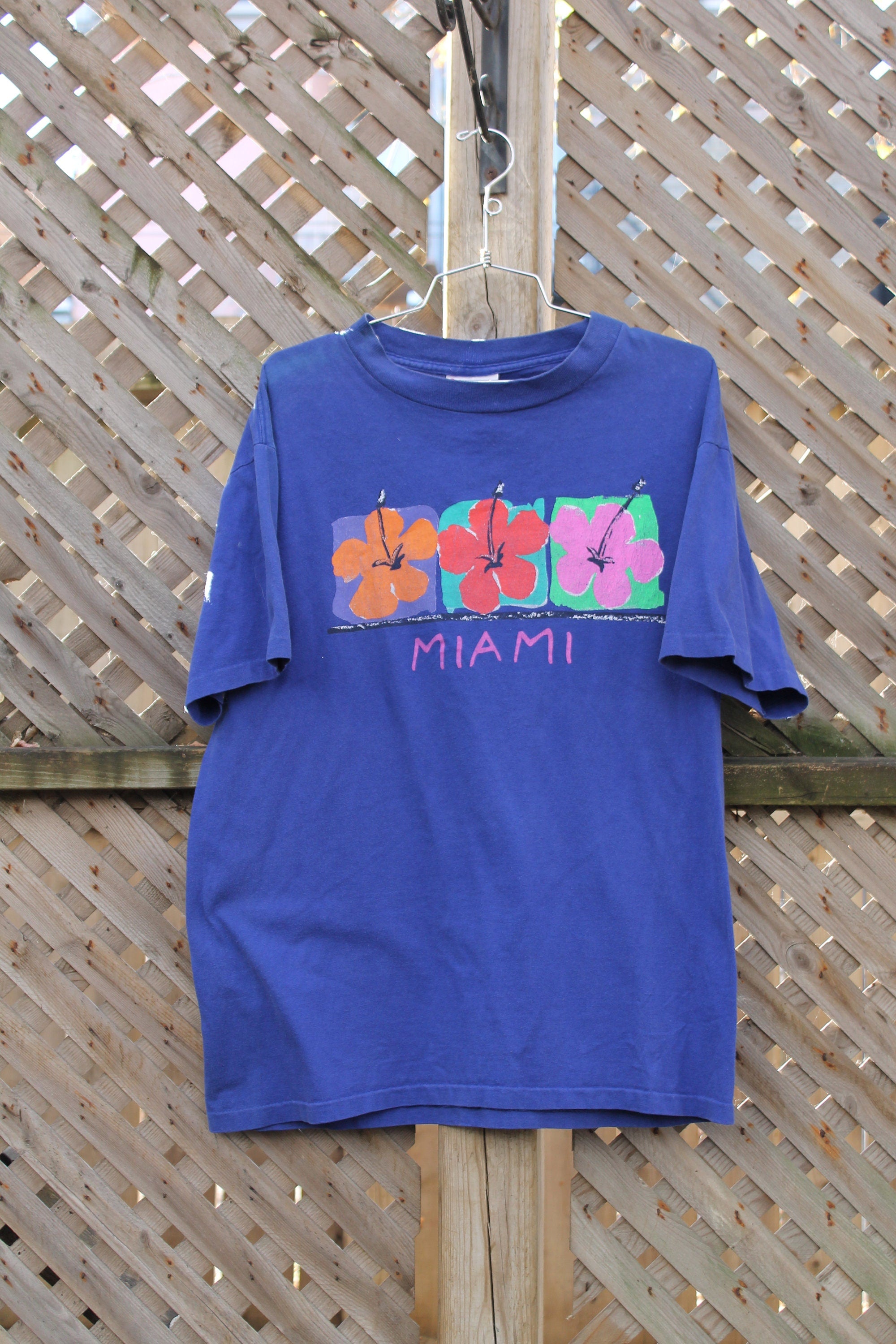 Vintage 1990s Miami Florida Souvenir T Shirt
