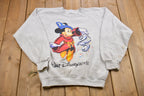 Vintage 1980s Walt Disney World Minnie Mouse Raglan Crewneck Sweatshirt