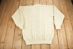 Vintage 1980s Blarney Woolen Mills Cable Knit Sweater