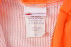 Vintage 1990'S Orange Blank Hoodie Thermal Lined Sweatshirt