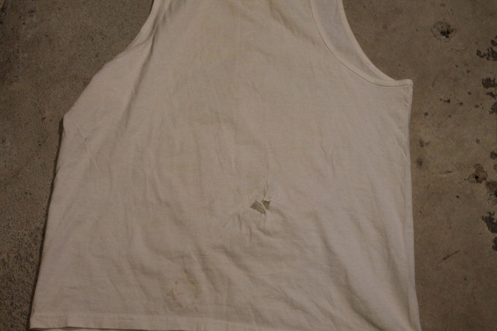 Vintage 1990s Daytona Beach Florida Nowhere Else Butt Graphic Tank Top