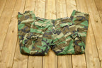 Vintage 1990 Camouflage Cargo Pocket Army Pants Size 32