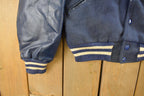 Vintage 1970s Lions Tail Collegiate Wool Leather Varsity Jacket Men's XS