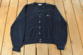 Vintage 1980s Izod Lacoste Knit Cardigan Sweater Men's Medium
