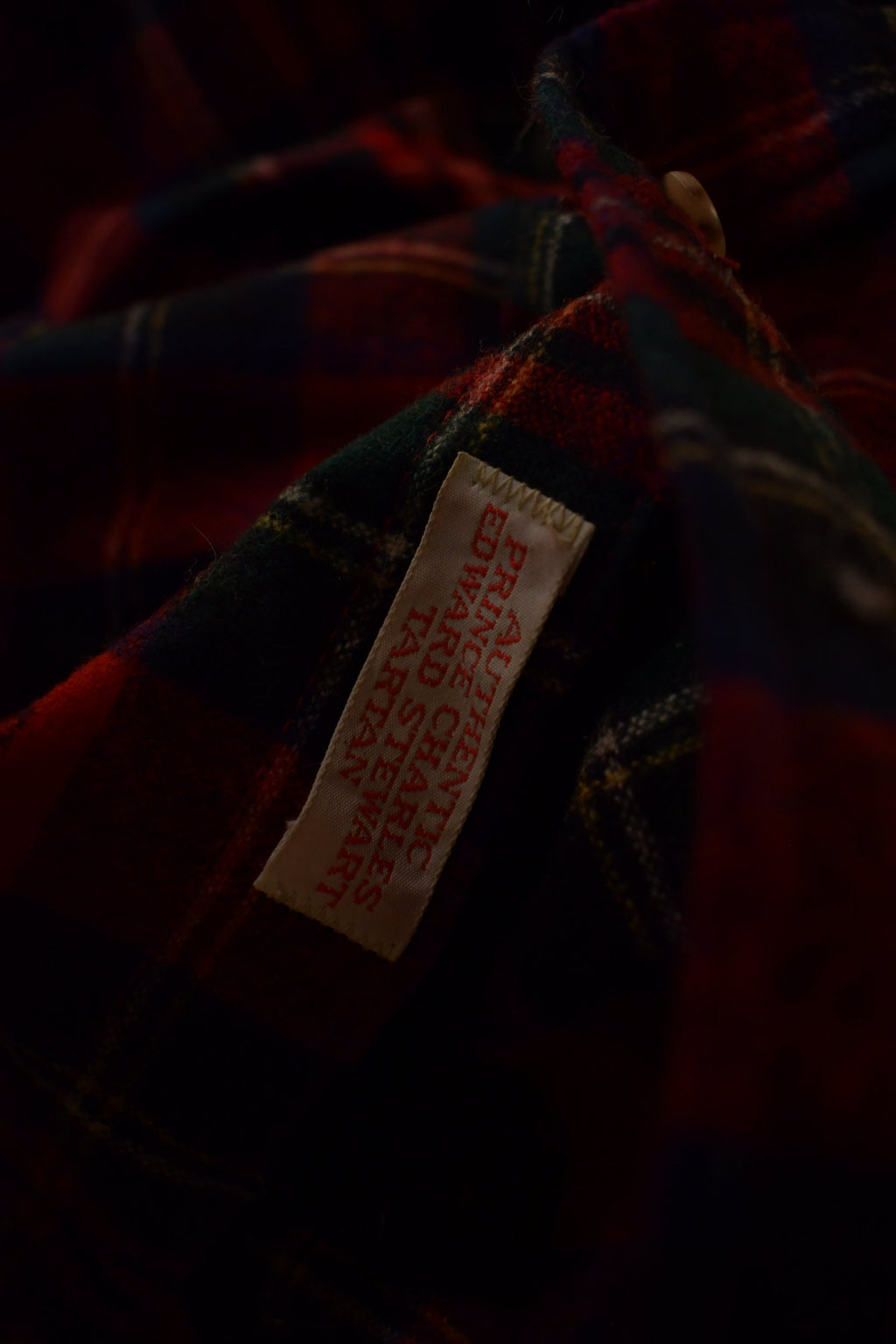Vintage 1990s Pendleton Tartan Plaid Button Up Shirt