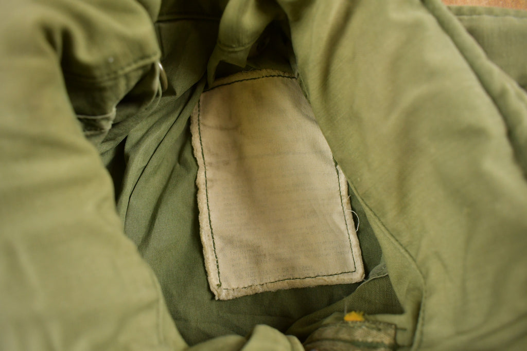Vintage 1980s Army Military Field Jacket