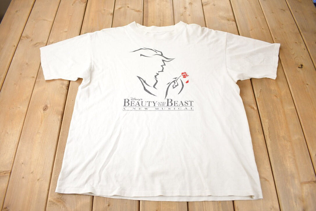 Vintage 1990s Beauty And The Beast The Princess Of Wales theatre Toronto Musical Promo T Shirt