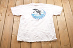 Vintage 1995 Oregon Whale Graphic T-Shirt